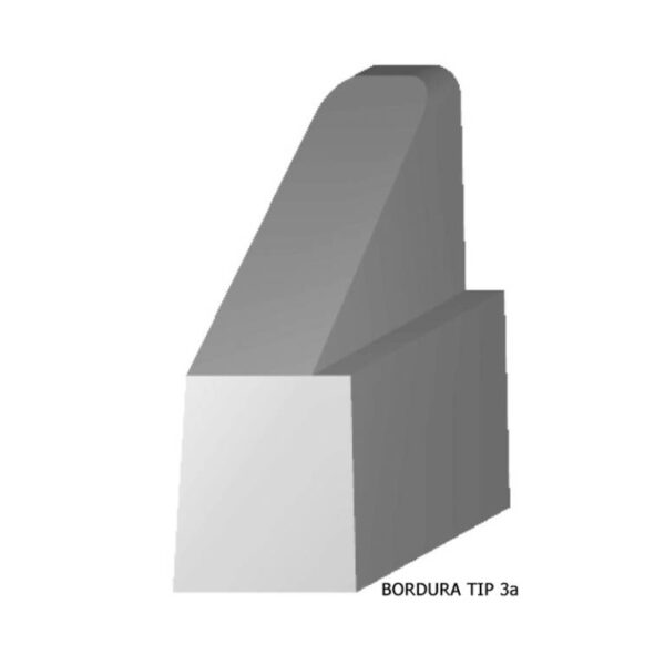 BORDURĂ ÎNALTĂ TIP 3A/3B DE CAPĂT